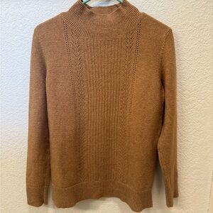 Old Navy Women’s Camel Turtleneck Sweater